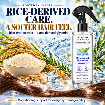 🌿 Rooted in Nature Rosemary & Rice Water Hair Growth Spray + 🎁 FREE Hair Growth Care Kit