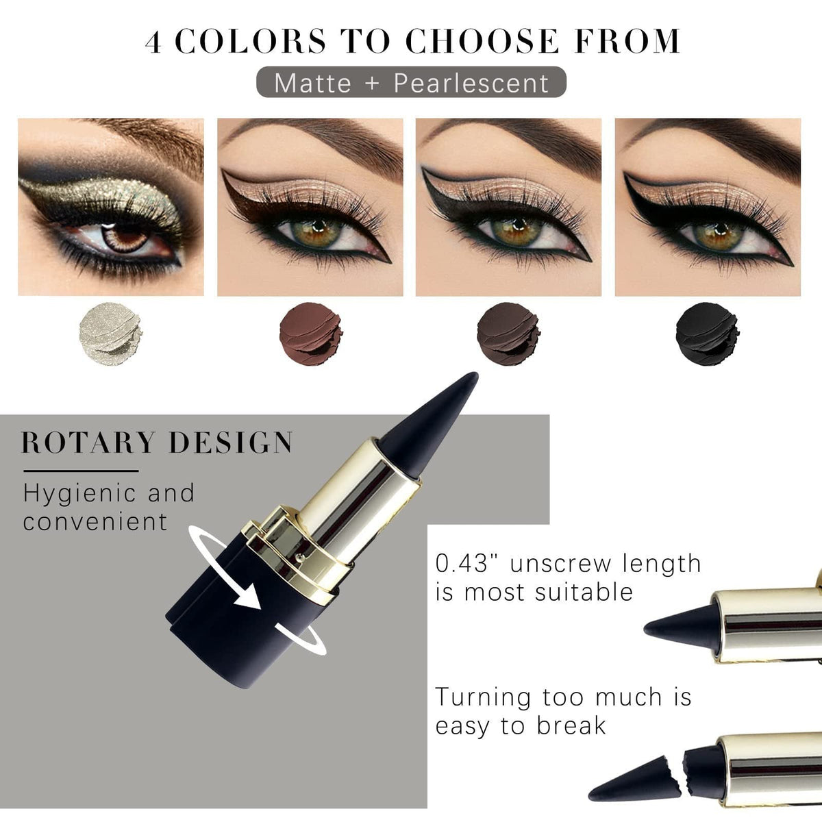 🔥Early Christmas HOT SALE - Buy 2 get 1 Free🔥Matte Quick-Dry Eyeliner