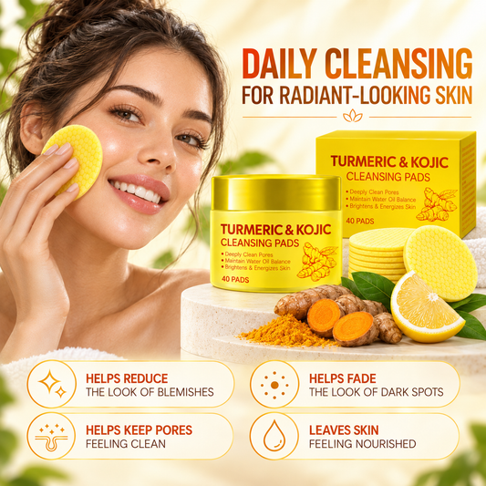 Turmeric Kojic Acid Facial Cleansing Skincare Pads