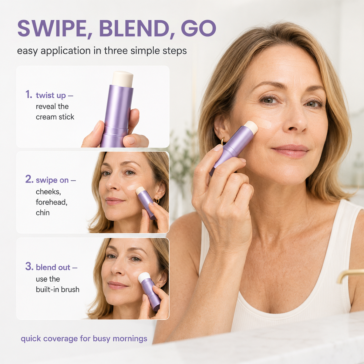 2 in 1 Color Changing Foundation Stick