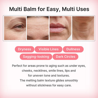 New PDRN Pink Collagen Eye Patch & Plumping Multi Balm with Caffeine
