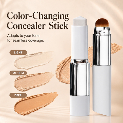 🔥 LAST DAY: BUY 1 GET 1 FREE | Color-Changing Foundation Stick – Flawless Coverage & Radiant Glow ✨