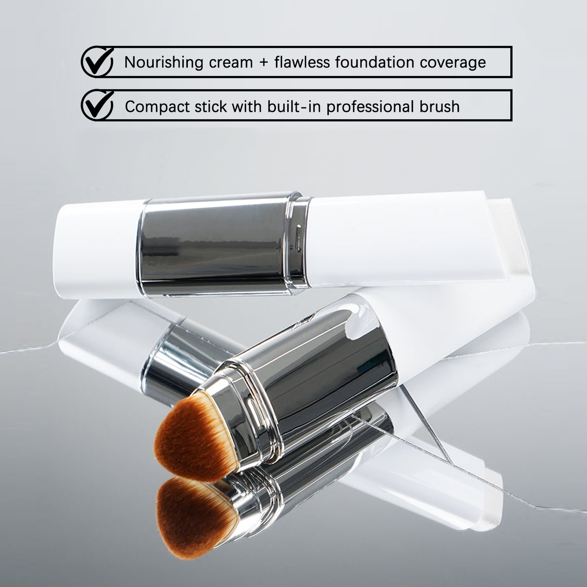 🔥 LAST DAY: BUY 1 GET 1 FREE | Color-Changing Foundation Stick – Flawless Coverage & Radiant Glow ✨