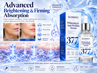 SLIMOLY Brightening Dark Spot Serum – For Face, Neck & Hands – Helps Fade the Look of Dark Spots & Uneven Tone – 70% OFF + 🎁 Free Derma Roller Today