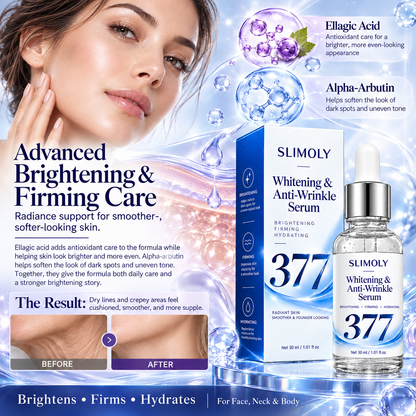 SLIMOLY Brightening Dark Spot Serum – For Face, Neck & Hands – Helps Fade the Look of Dark Spots & Uneven Tone – 70% OFF + 🎁 Free Derma Roller Today