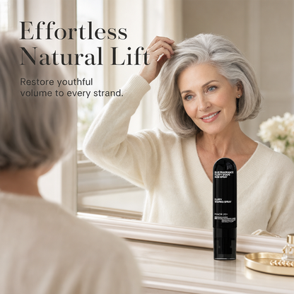 ⭐90ml Fluffy Hair Shaping Spray, Long‑Lasting Volumizing Mist with Sweet Peach Fragrance