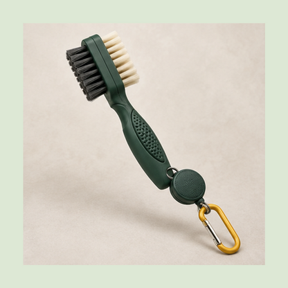 CleanGroove Club Brush — lifestyle