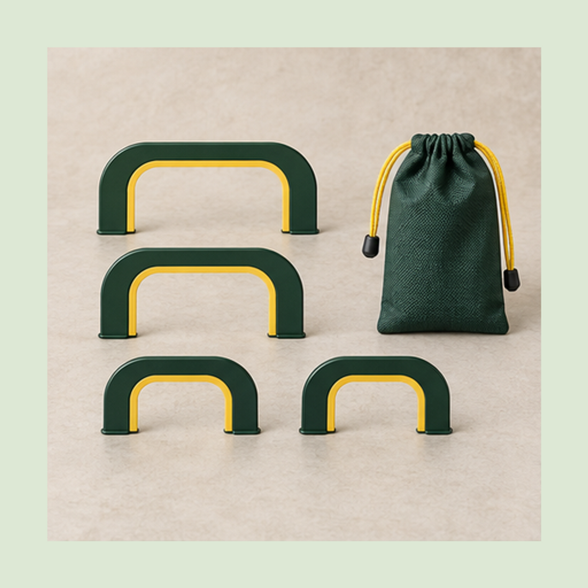 PuttPath Alignment Gate Set — 6 Piece Set — lifestyle